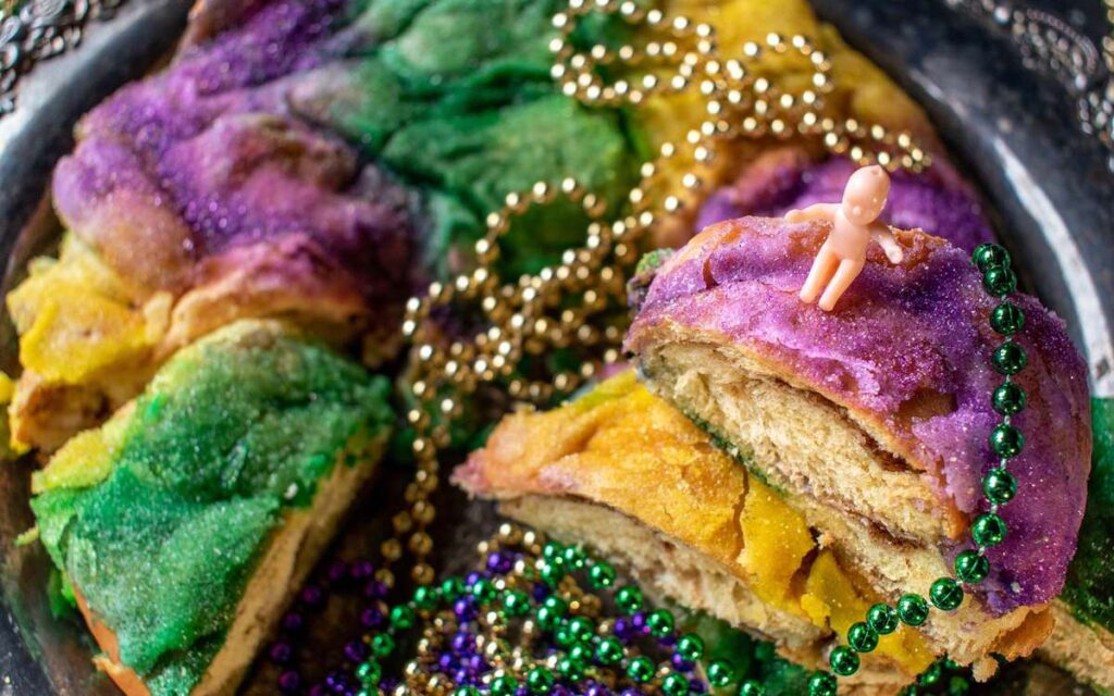 King Cake Party for Seniors in New Orleans