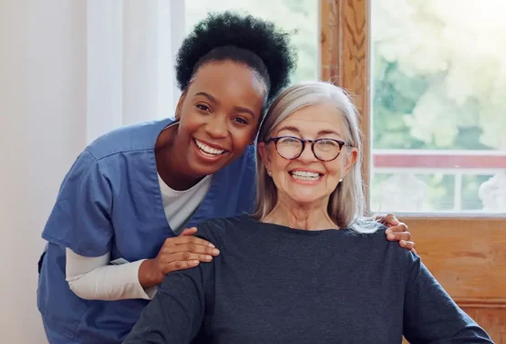 Smiling-Senior-and-Caregiver